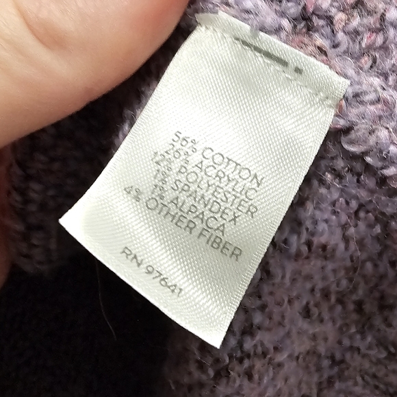 J.jill purple knit sweater - Picture 7 of 7